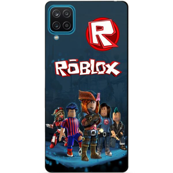 

Силиконовый бампер чехол Candy для Samsung A12 с рисунком Roblox
