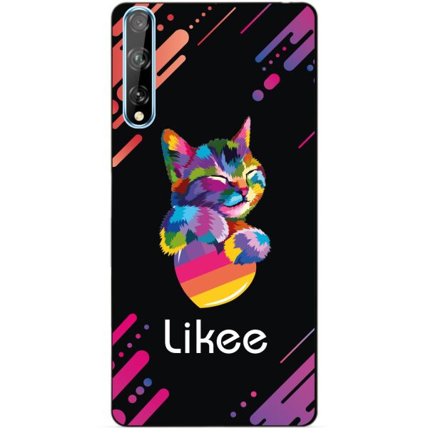 

Силиконовый чехол бампер Candy для Huawei P Smart S с рисунком Likee