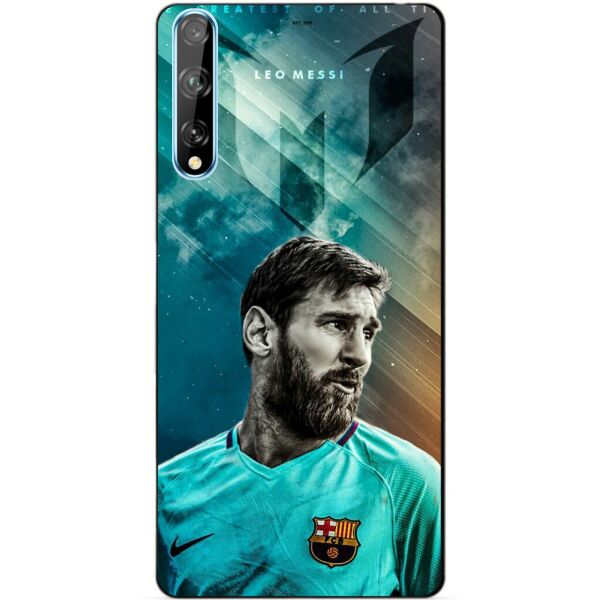 

Силиконовый чехол бампер Candy для Huawei P Smart S с рисунком Messi