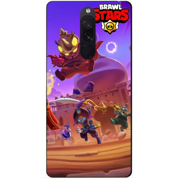 

Силиконовый бампер чехол Candy для Xiaomi Redmi 8 Базар Тары Джин Бравл Старс