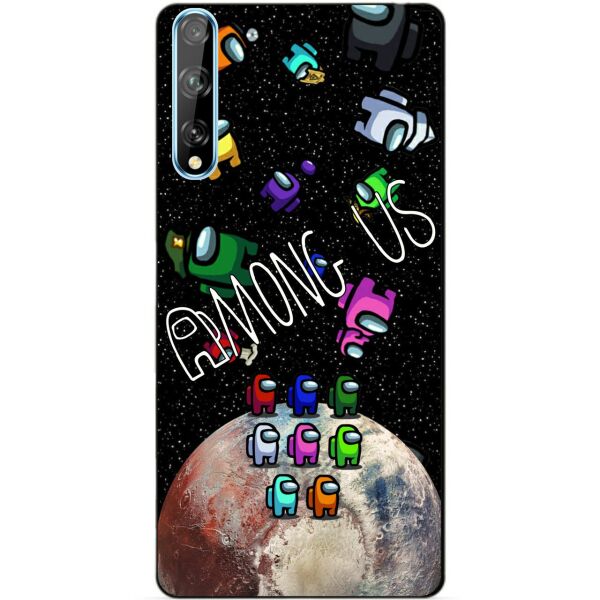 

Силиконовый чехол бампер Candy для Huawei P Smart S с рисунком Амонг Ас