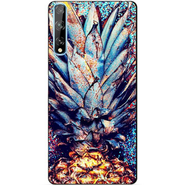 

Силиконовый чехол бампер Candy для Huawei P Smart S с рисунком Ананасы
