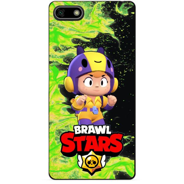 

Силиконовый бампер чехол Candy для Huawei Honor 7s с Героем Brawl Stars Беа