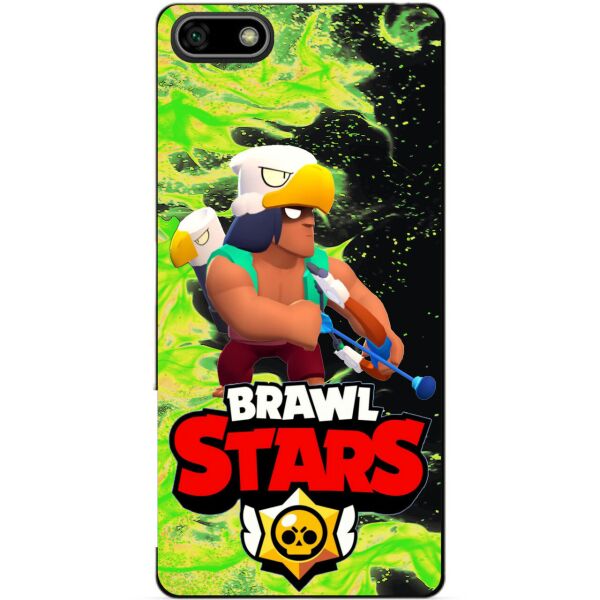 

Силиконовый бампер чехол Candy для Huawei Honor 7s с Героем Brawl Stars Бо