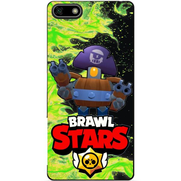 

Силиконовый бампер чехол Candy для Huawei Honor 7s с Героем Brawl Stars Деррил