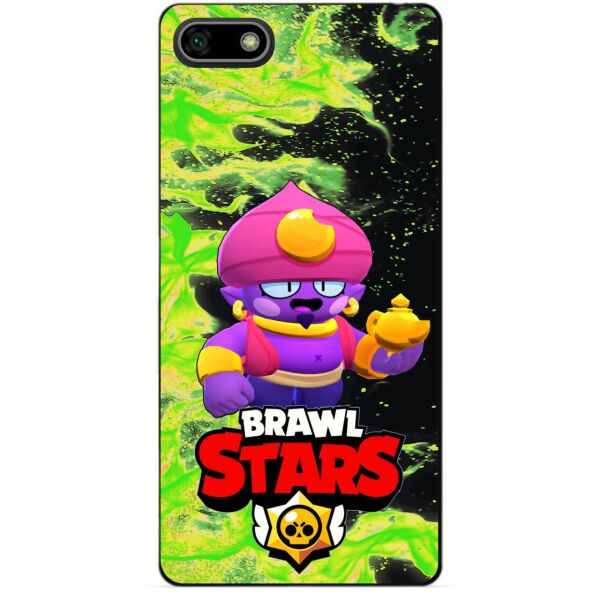 

Силиконовый бампер чехол Candy для Huawei Honor 7s с Героем Brawl Stars Джин