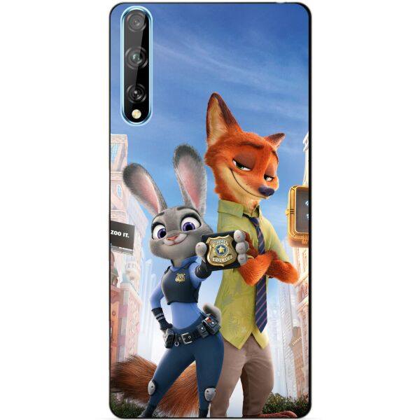 

Силиконовый чехол бампер Candy для Huawei P Smart S с рисунком Джуди Зверополис