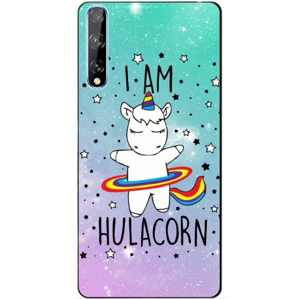 

Силиконовый чехол бампер Candy для Huawei P Smart S с рисунком Единорог