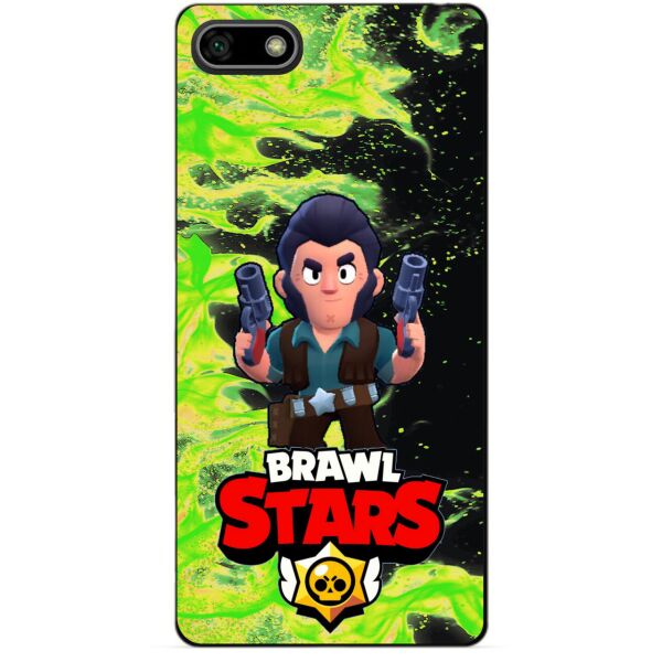 

Силиконовый бампер чехол Candy для Huawei Honor 7s с Героем Brawl Stars Кольт