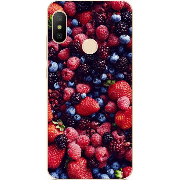 

Чехол силиконовый Candy для Huawei P Smart 2019 с рисунком Ягоды