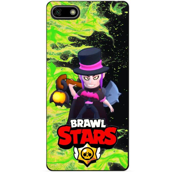 

Силиконовый бампер чехол Candy для Huawei Honor 7s с Героем Brawl Stars Мортис