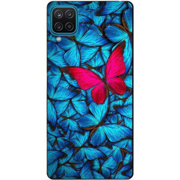 

Силиконовый бампер чехол Candy для Samsung A12 с рисунком Мотыльки
