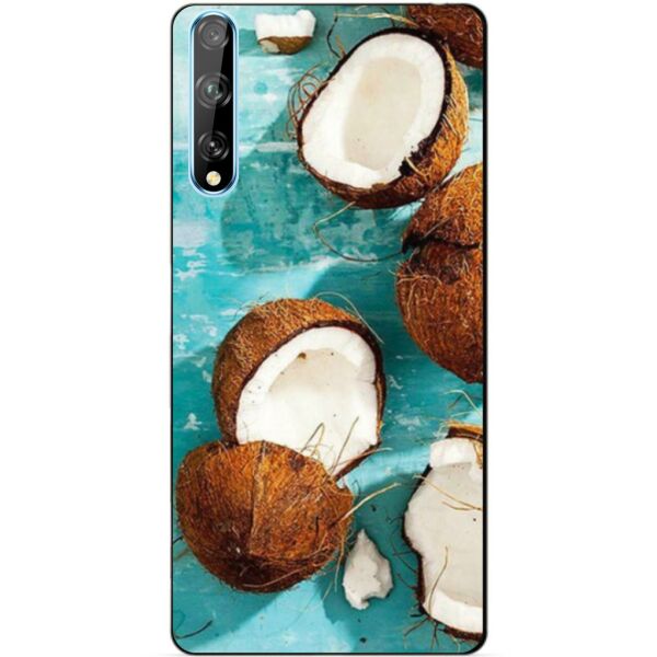 

Силиконовый чехол бампер Candy для Huawei P Smart S с рисунком Кокосы