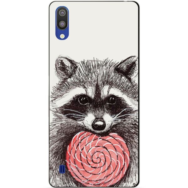 

Чехол силиконовый Candy для Samsung M10 2019 Galaxy M105f с рисунком Енот