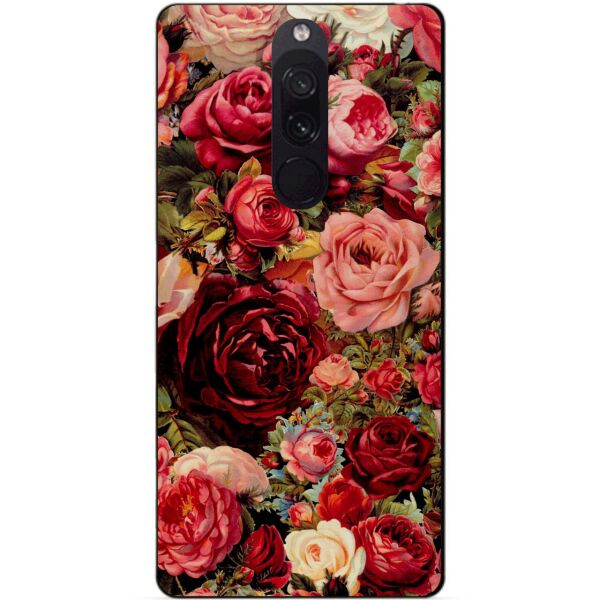 

Силиконовый бампер чехол Candy для Xiaomi Redmi 8 с рисунком Красные розы