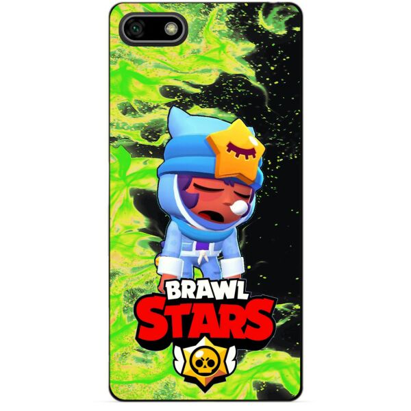 

Силиконовый бампер чехол Candy для Huawei Honor 7s с Героем Brawl Stars Сонный Сэнди