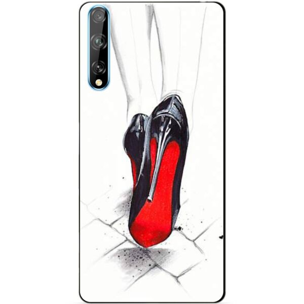 

Силиконовый чехол бампер Candy для Huawei P Smart S с рисунком Лабутены