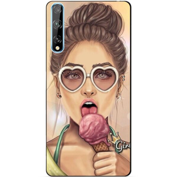 

Силиконовый чехол бампер Candy для Huawei P Smart S с рисунком Мороженое