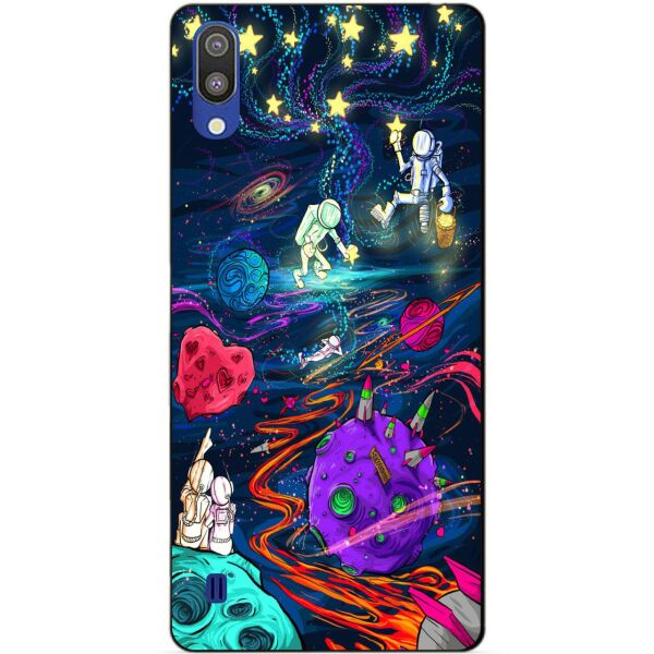 

Чехол силиконовый Candy для Samsung M10 2019 Galaxy M105f с рисунком Космическая прогулка