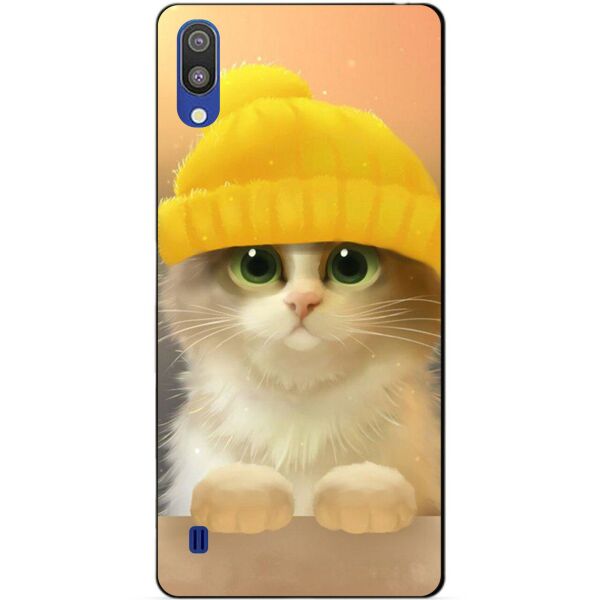 

Чехол силиконовый Candy для Samsung M10 2019 Galaxy M105f с рисунком Котик в шапке