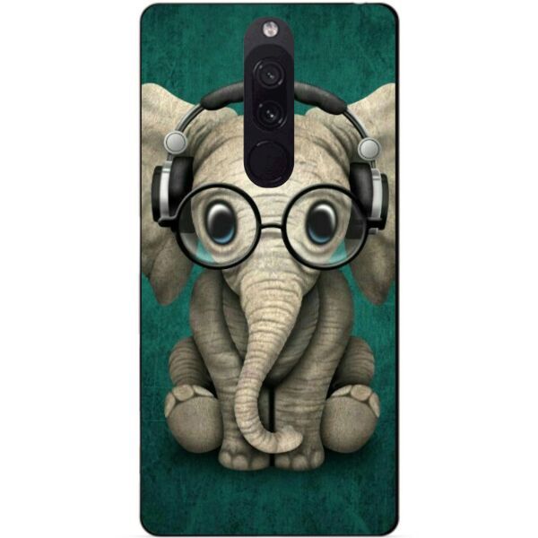 

Силиконовый бампер чехол Candy для Xiaomi Redmi 8 с рисунком Слоник