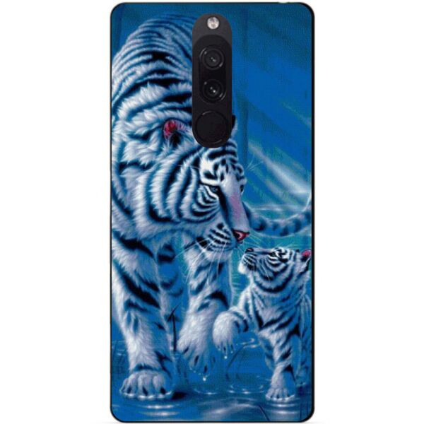 

Силиконовый бампер чехол Candy для Xiaomi Redmi 8 с рисунком Тигры