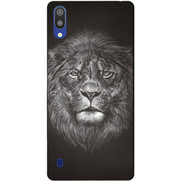 

Чехол силиконовый Candy для Samsung M10 2019 Galaxy M105f с рисунком Лев мелом