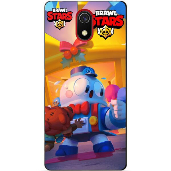 

Силиконовый бампер чехол Candy для Xiaomi Redmi 8a Веселые каникулы Лу Бравл Старс