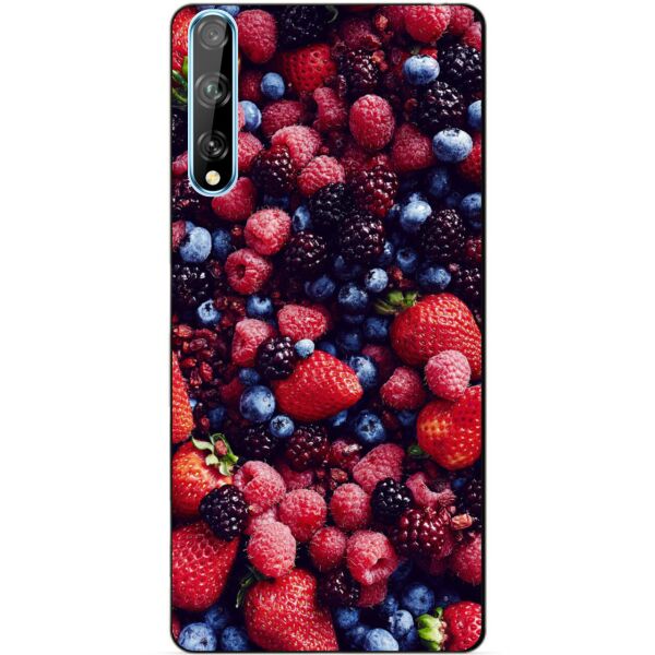 

Силиконовый чехол бампер Candy для Huawei P Smart S с рисунком Ягоды