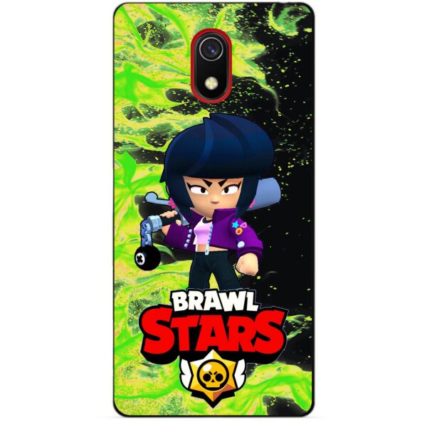 

Силиконовый бампер чехол Candy для Xiaomi Redmi 8a с Героем Brawl Stars Биби