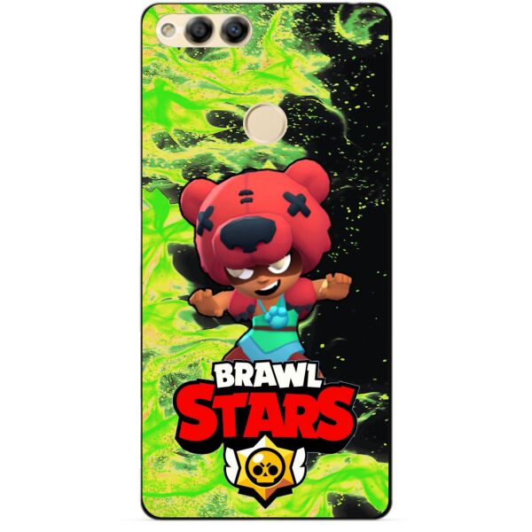 

Силиконовый бампер чехол Candy для Huawei Honor 7x с Героем Brawl Stars Нита