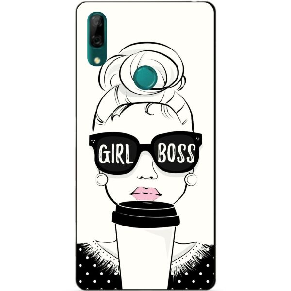 

Силиконовый чехол бампер Candy для Huawei P Smart Z с рисунком Girl Boss