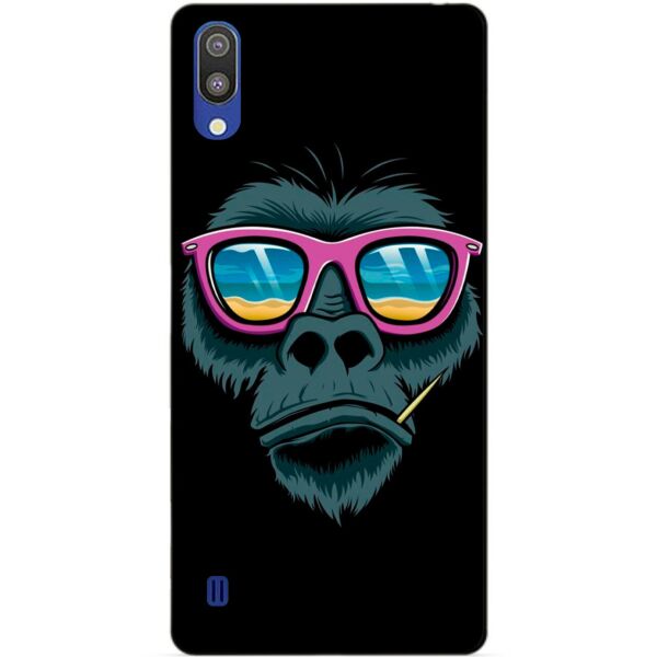 

Чехол силиконовый Candy для Samsung M10 2019 Galaxy M105f с рисунком Обезьяна в очках