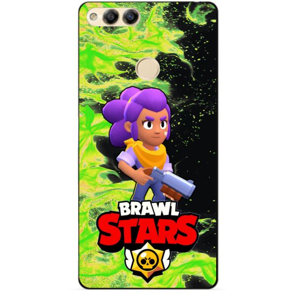 

Силиконовый бампер чехол Candy для Huawei Honor 7x с Героем Brawl Stars Шелли