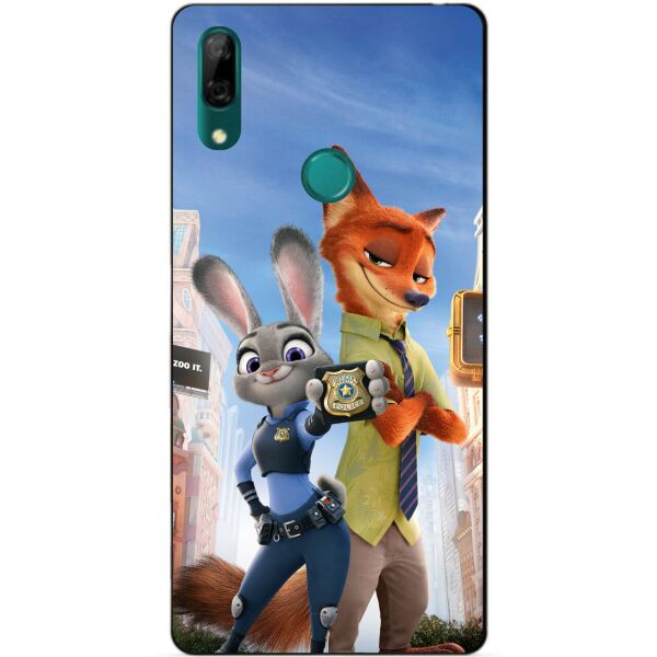 

Силиконовый чехол бампер Candy для Huawei P Smart Z с рисунком Зверополис