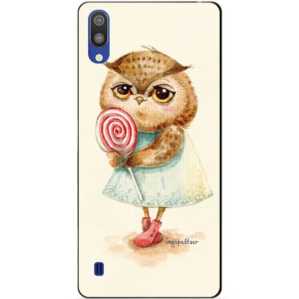 

Чехол силиконовый Candy для Samsung M10 2019 Galaxy M105f с рисунком Сова с конфетой