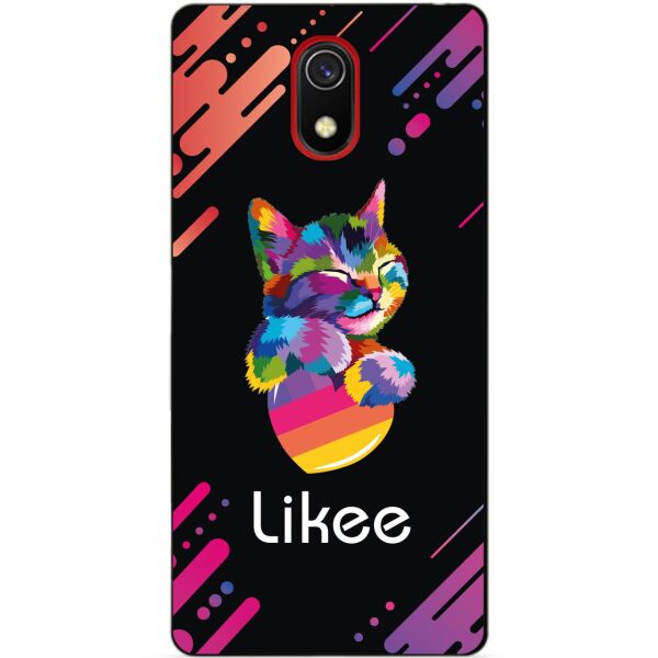

Силиконовый бампер чехол Candy для Xiaomi Redmi 8a с рисунком Likee