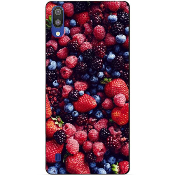 

Чехол силиконовый Candy для Samsung M10 2019 Galaxy M105f с рисунком Ягоды