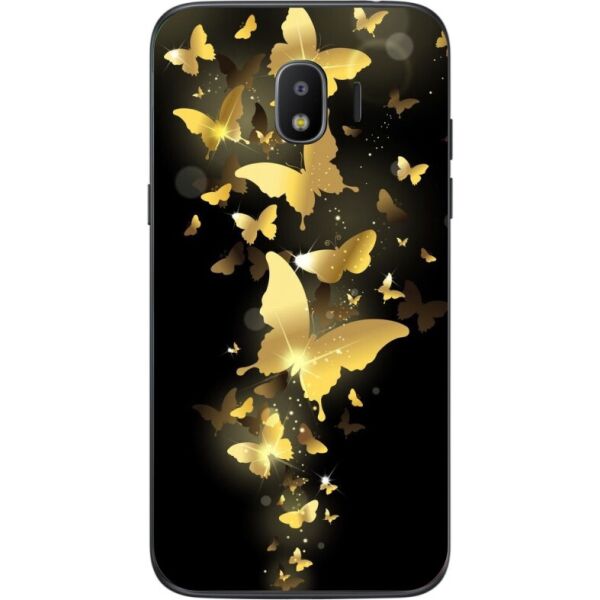 

Чехол силиконовый Candy для Samsung J2 Core Galaxy J260 с рисунком Золотые Бабочки