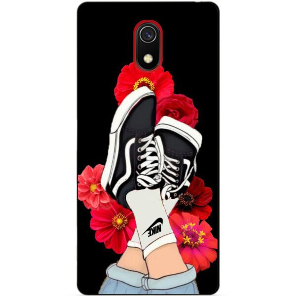 

Силиконовый бампер чехол Candy для Xiaomi Redmi 8a с рисунком Кеды