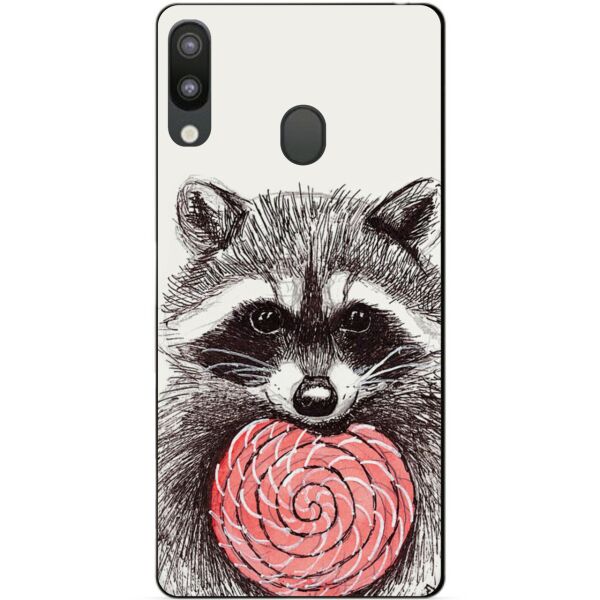

Чехол силиконовый Candy для Samsung M20 2019 Galaxy M205f с рисунком Енот