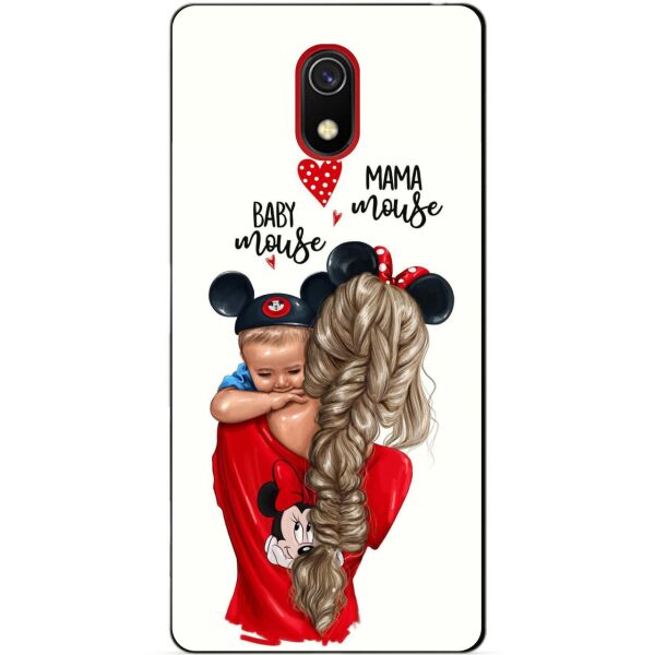 

Силиконовый бампер чехол Candy для Xiaomi Redmi 8a с рисунком Мама и малыш