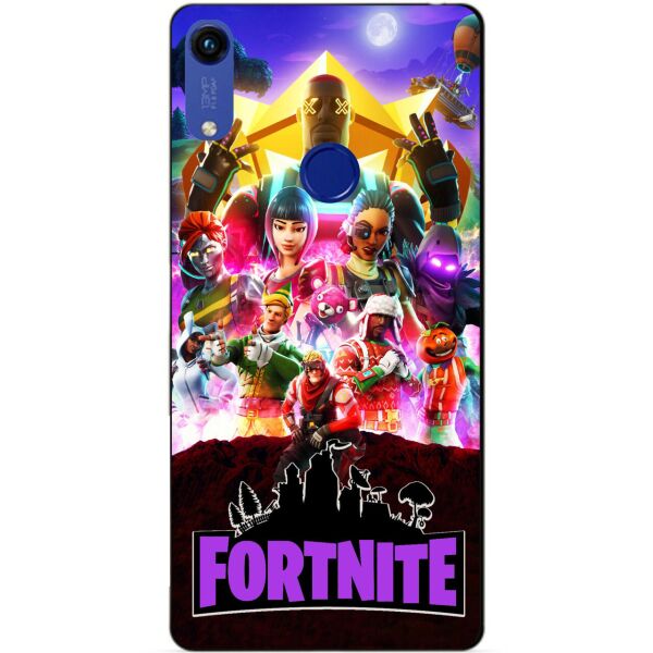 

Силиконовый бампер чехол Candy для Huawei Honor 8a с рисунком Fortnite