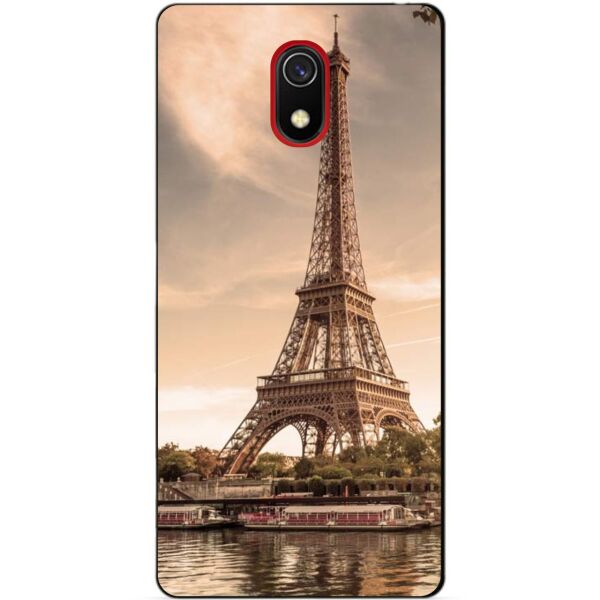 

Силиконовый бампер чехол Candy для Xiaomi Redmi 8a с рисунком Париж