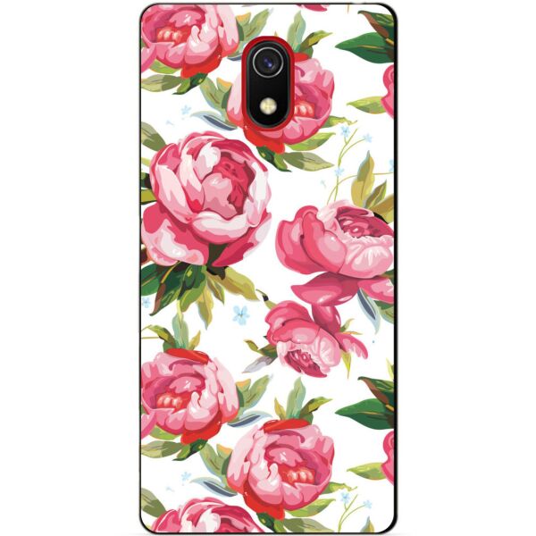 

Силиконовый бампер чехол Candy для Xiaomi Redmi 8a с рисунком Пионы