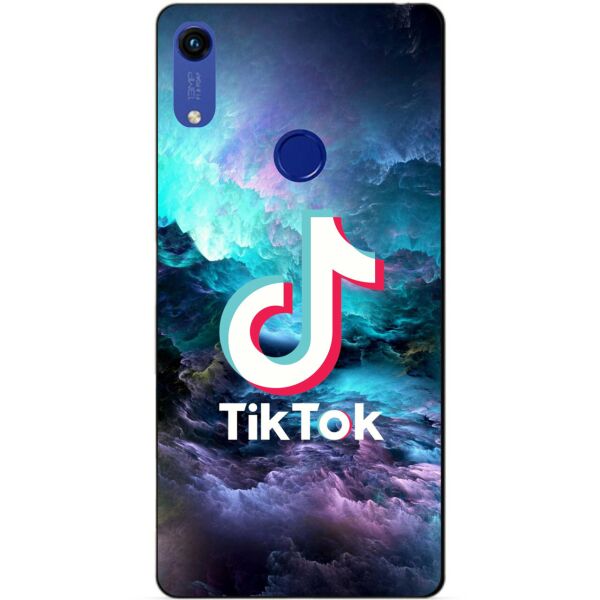 

Силиконовый бампер чехол Candy для Huawei Honor 8a с рисунком Tik Tok