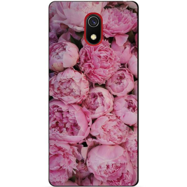 

Силиконовый бампер чехол Candy для Xiaomi Redmi 8a с рисунком Розовые Пионы