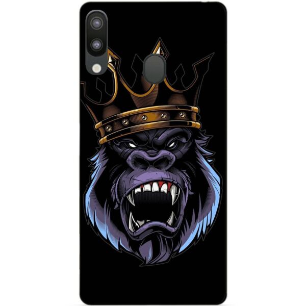 

Чехол силиконовый Candy для Samsung M20 2019 Galaxy M205f с рисунком Обезьяна в короне