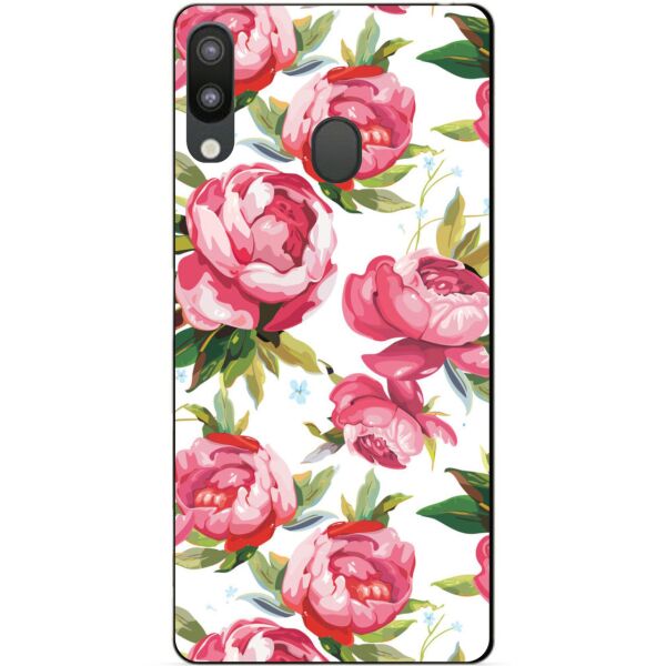 

Чехол силиконовый Candy для Samsung M20 2019 Galaxy M205f с рисунком Пионы