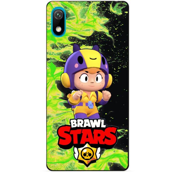 

Силиконовый бампер чехол Candy для Huawei Honor 8s с Героем Brawl Stars Беа